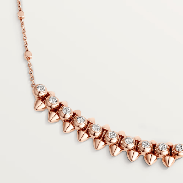 18K ROSE GOLD DIAMOND NECKLACE