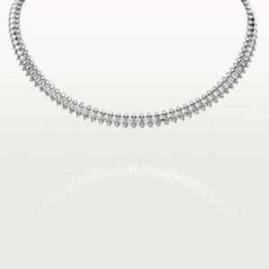 18K WHITE GOLD FLEXIBLE MEDIUM NECKLACE