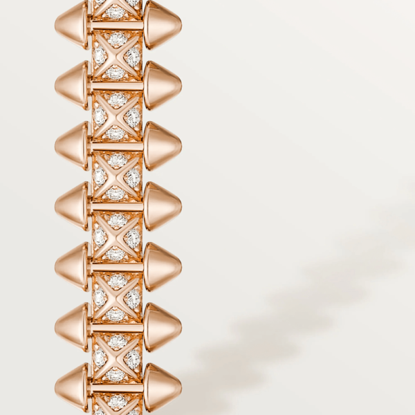 18K ROSE GOLD DIAMOND FLEXIBLE BRACELET