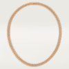 18K ROSE GOLD PAVE DIAMOND FLEXIBLE SMALL NECKLACE