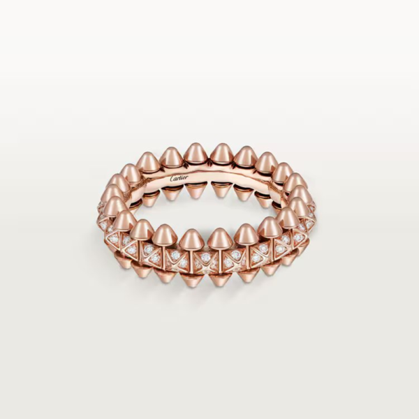 18K ROSE GOLD PAVE DIAMOND SMALL RING