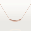 18K ROSE GOLD PAVE DIAMOND NECKLACE