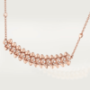18K ROSE GOLD PAVE DIAMOND NECKLACE