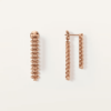 18K ROSE GOLD MULTI WEAR EARRING