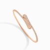 18K ROSE GOLD DIAMOND THIN BRACELET