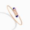 18K ROSE GOLD LAPIS LAZULI AND DIAMOND MEDIUM BRACELET