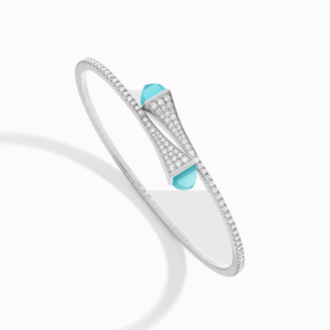 CLEO-B47WGBC_33490b60-21be-4f6e-8a45-88e3881b5aed 18K WHITE GOLD SEA BLUE CHALCEDONY AND DIAMOND MEDIUM BRACELET