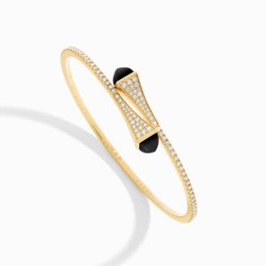 CLEO-B47YGBO_1465bd5b-4fe4-401e-9cac-5bbf98d372c1 18K YELLOW GOLD ONYX AND DIAMOND MEDIUM BRACELET