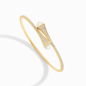 CLEO-B47YGMS_ac40bdb1-af71-4770-935a-473efcb80a30 18K YELLOW GOLD MOON STONE AND DIAMOND MEDIUM BRACELET