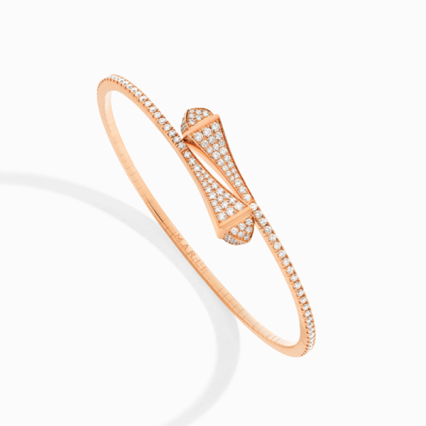 18K ROSE GOLD DIAMOND MEDIUM BRACELET