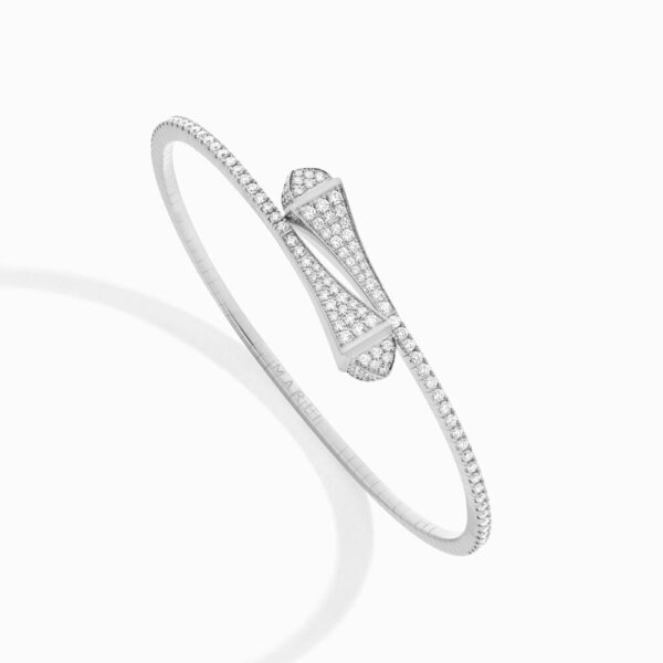 18K WHITE GOLD DIAMOND MEDIUM BRACELET