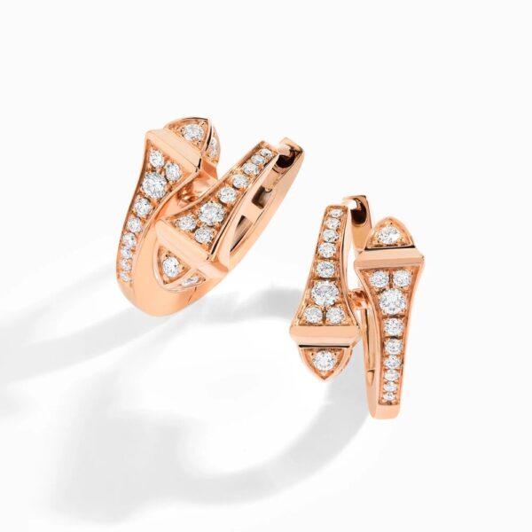 18K ROSE GOLD DIAMOND SMALL EARRING