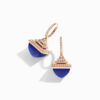 18K ROSE GOLD LAPIS LAZULI AND DIAMOND REV LUXE EARRING