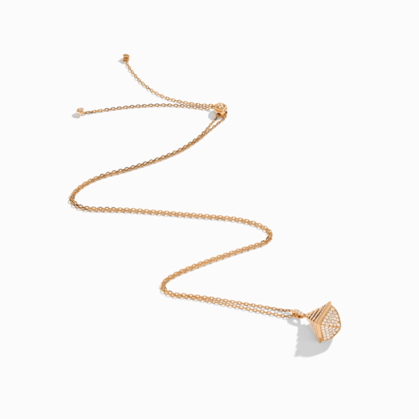 18K ROSE GOLD DIAMOND MIDI NECKLACE