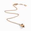 18K ROSE GOLD ONYX AND DIAMOND NECKLACE