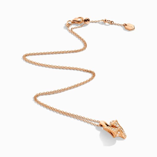 18K ROSE GOLD DIAMOND NECKLACE