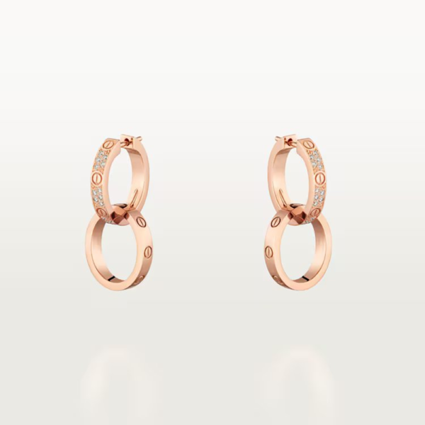 18K ROSE GOLD MULTIWEAR DIAMOND EARRING