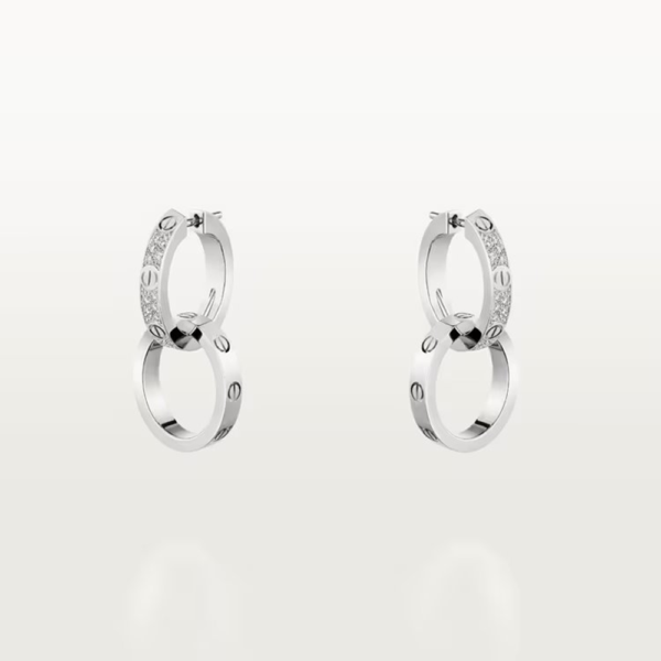 18K WHITE GOLD MULTIWEAR DIAMOND EARRING
