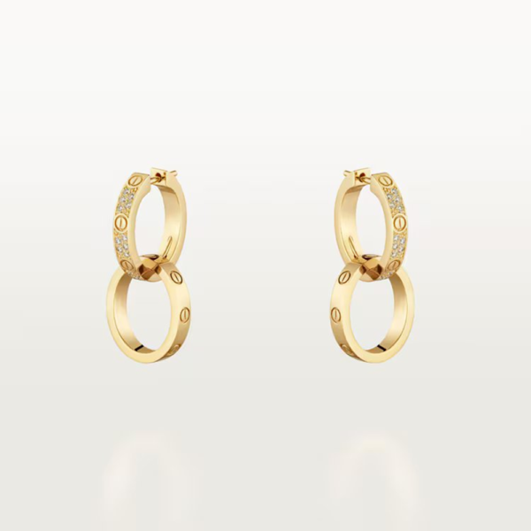 18K YELLOW GOLD MULTIWEAR DIAMOND EARRING
