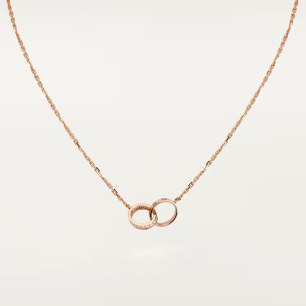 18K ROSE GOLD DIAMOND NECKLACE
