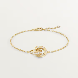 18K YELLOW GOLD PAVE DIAMOND BRACELET