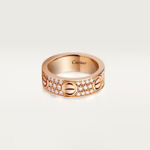 18K ROSE GOLD PAVE DIAMOND RING