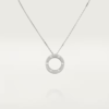 18K WHITE GOLD PAVE DIAMOND NECKLACE