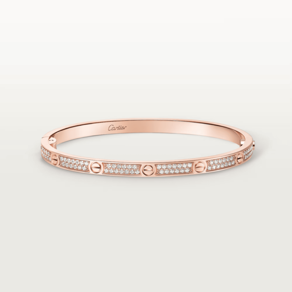 18K ROSE GOLD PAVE DIAMOND THIN BRACELET
