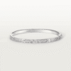 18K WHITE GOLD PAVE DIAMOND THIN BRACELET