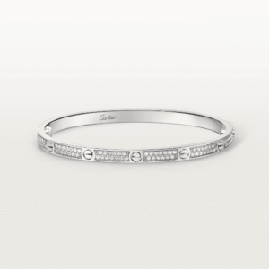 18K WHITE GOLD PAVE DIAMOND THIN BRACELET