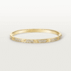18K YELLOW GOLD PAVE DIAMOND THIN BRACELET