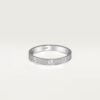 18K WHITE GOLD PAVE DIAMOND THIN RING
