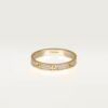 18K YELLOW GOLD PAVE DIAMOND THIN RING
