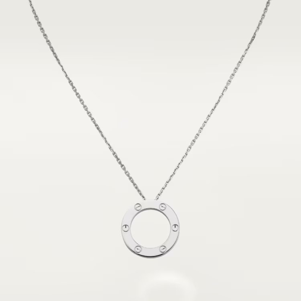 18K WHITE GOLD NECKLACE