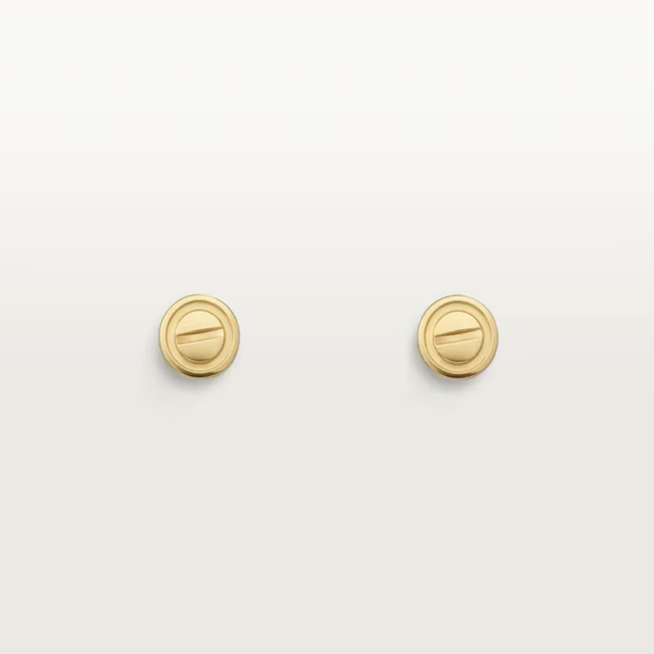 18K YELLOW GOLD STUD EARRING