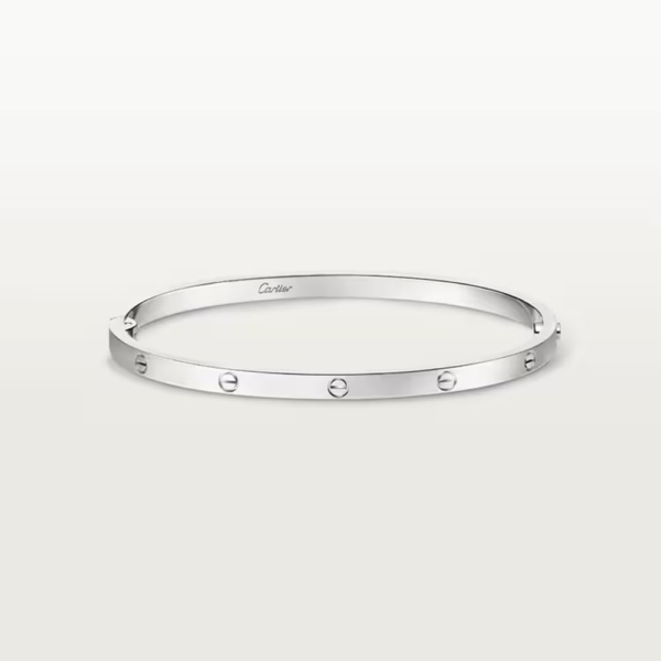 18K WHITE GOLD THIN BRACELET