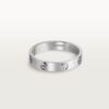 18K WHITE GOLD THIN RING