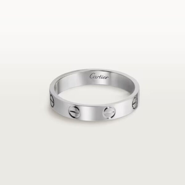 18K WHITE GOLD THIN RING