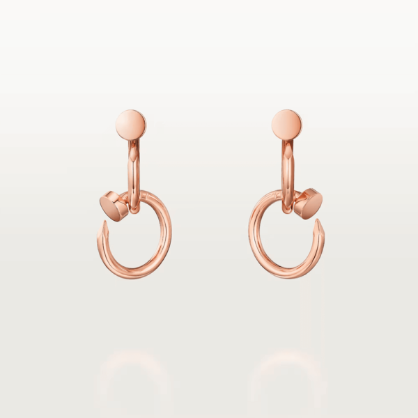 18K ROSE GOLD DOUBLE EARRING