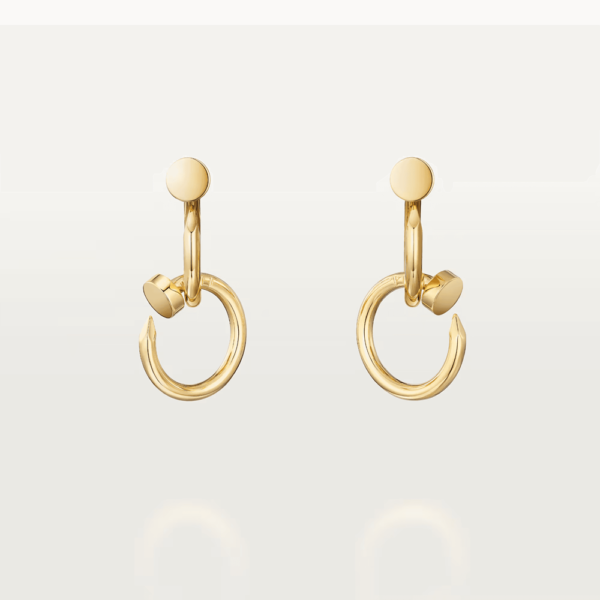 18K YELLOW GOLD DOUBLE EARRING