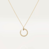 18K YELLOW GOLD PAVE DIAMOND NECKLACE
