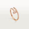 18K ROSE GOLD PAVE DIAMOND THIN RING