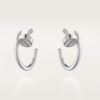 18K WHITE GOLD EARRING