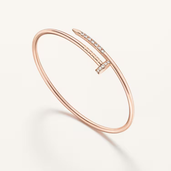 18K ROSE GOLD DIAMOND THIN BRACELET