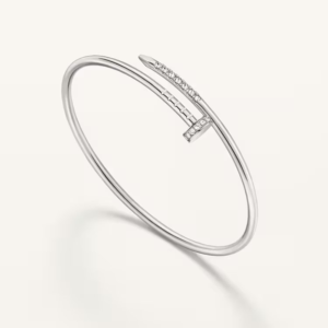 18K WHITE GOLD DIAMOND THIN BRACELET