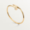 18K YELLOW GOLD DIAMOND THICK BRACELET