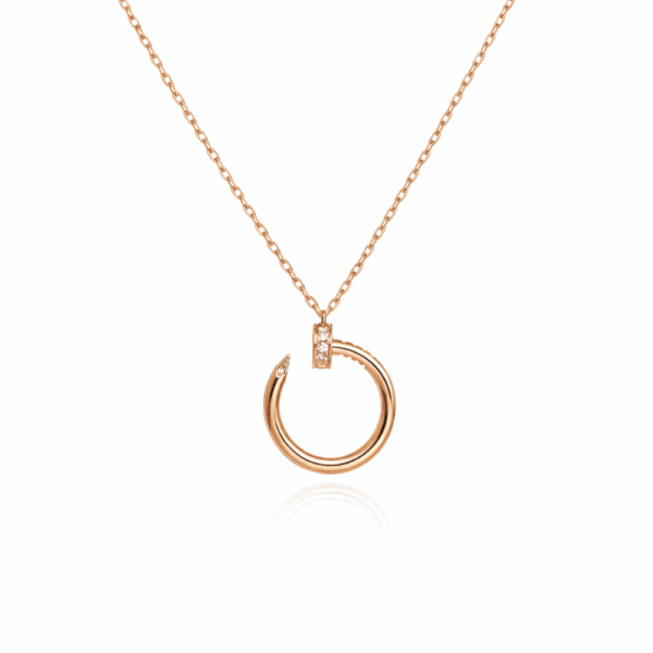 18K ROSE GOLD DIAMOND NECKLACE