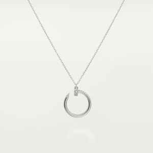 18K WHITE GOLD DIAMOND NECKLACE