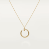 18K YELLOW GOLD DIAMOND ON TIP NECKLACE
