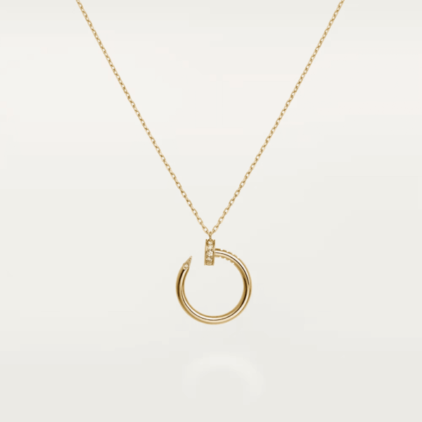 18K YELLOW GOLD DIAMOND NECKLACE